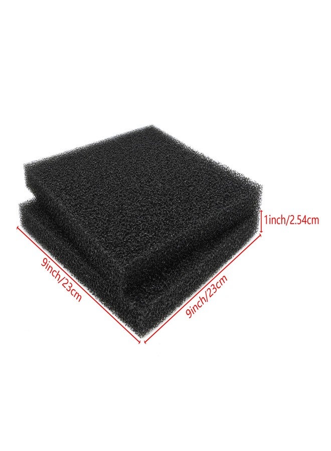 ALEGI 2 Pieces Aquarium Filter Foam Sponges Pad 20 PPI, Fish Tank Bio Sponge Coarse Sheet Filter Media Pad, Cut-to-Size Foam for Pet Filters - Image 3